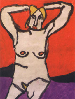Ursula Zimmer: "Akt rot"